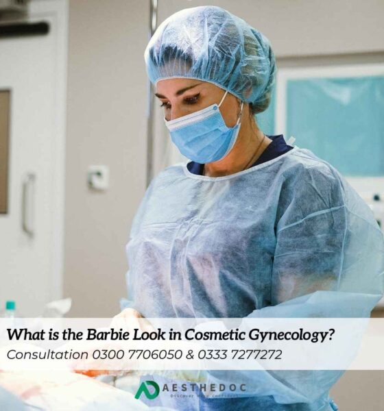 What is the Barbie Look in Cosmetic Gynecology