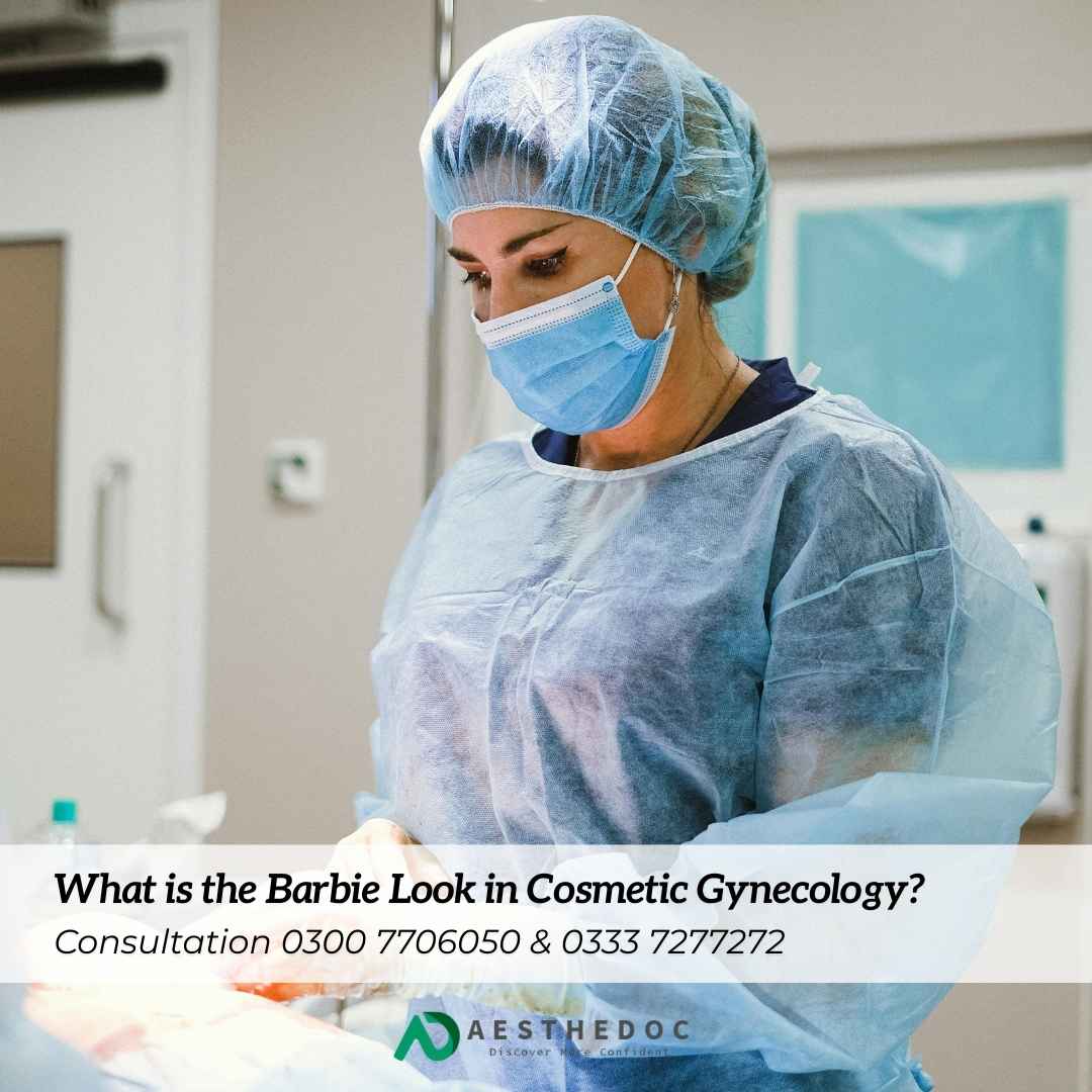 What is the Barbie Look in Cosmetic Gynecology