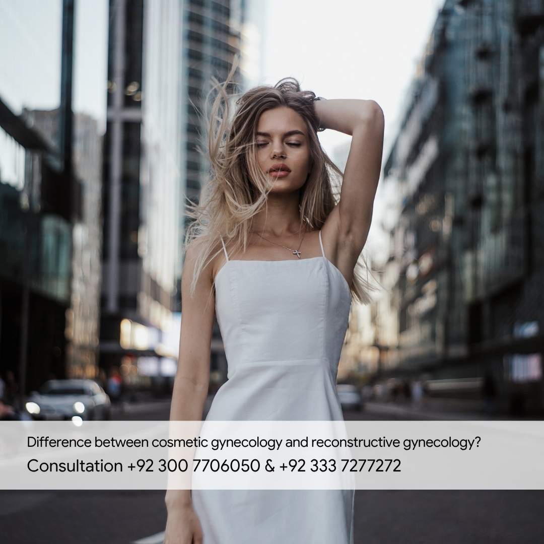 What is the difference between cosmetic gynecology and reconstructive gynecology